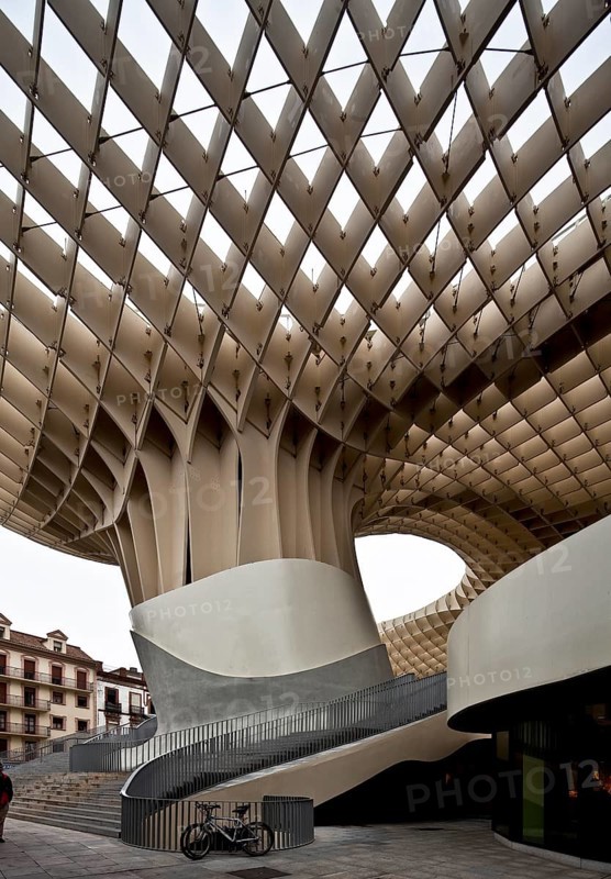 Seville, Metropol Parasol. Architect Jürgen Mayer H.2011 built over the Plaza de la Encarnaci-n, St., Sankt, Saint