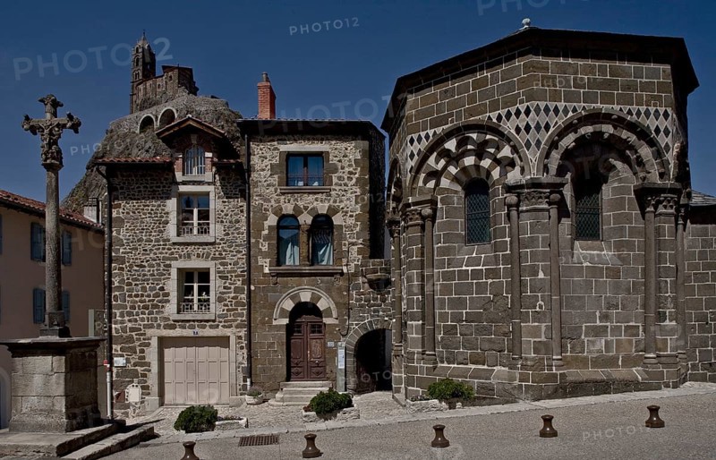 Chapel Saint-Clair from the south, top left Chapel Saint-Michel, St., St., Saint
