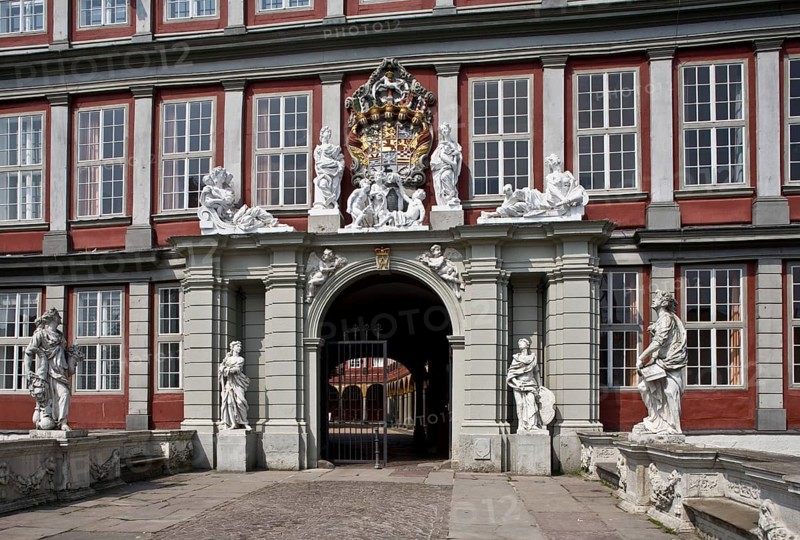 Wolfenbüttel, palace, entrance from the Baroque period
