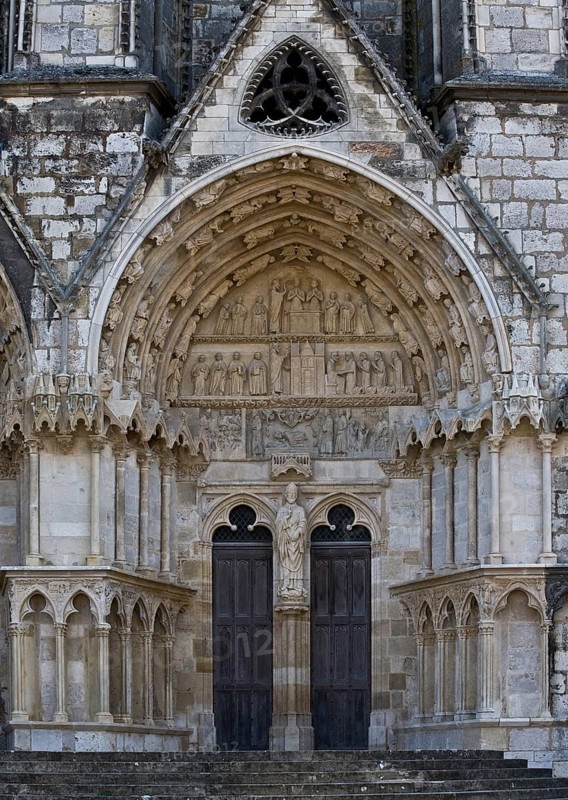 Bourges, Cathedral. South west portal, St., Saint, Saint