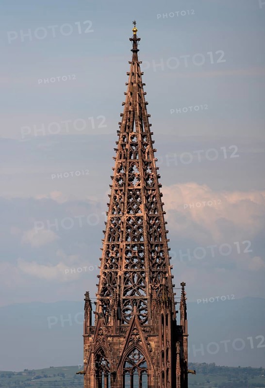Freiburg im Breisgau, Cathedral of Our Lady, spire from the east