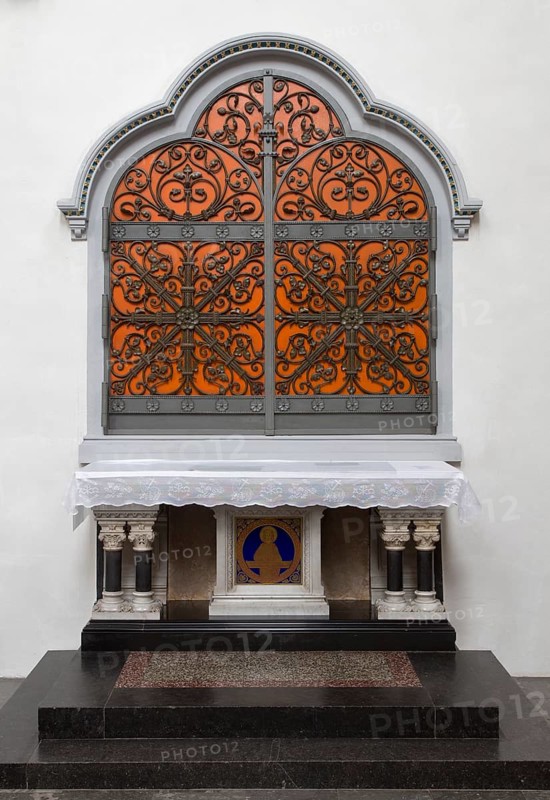 Shrine altar for the sandals of Christ (19th century) Church of St., Church of St., St., St., Saint