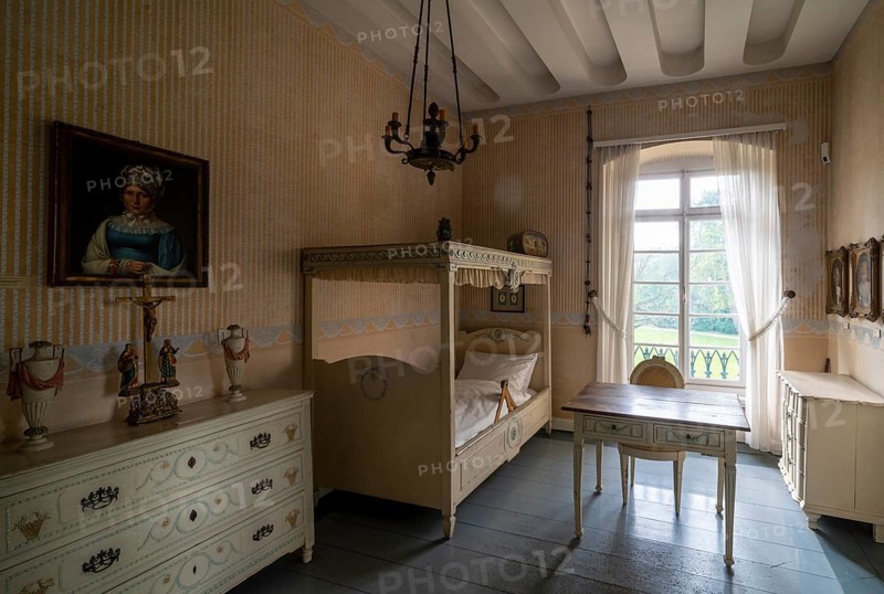 Krefeld, Museum Burg Linn, hunting lodge, Von der Leyen bedroom