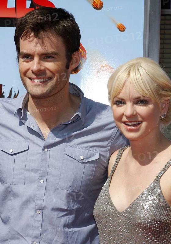 Bill Hader and Anna Faris at the Los Angeles premiere of 'Cloudy With A Chance Of Meatballs' held at the Mann Village Theater jn Westwood, USA on September 12, 2009, Westwood, California, USA, North America