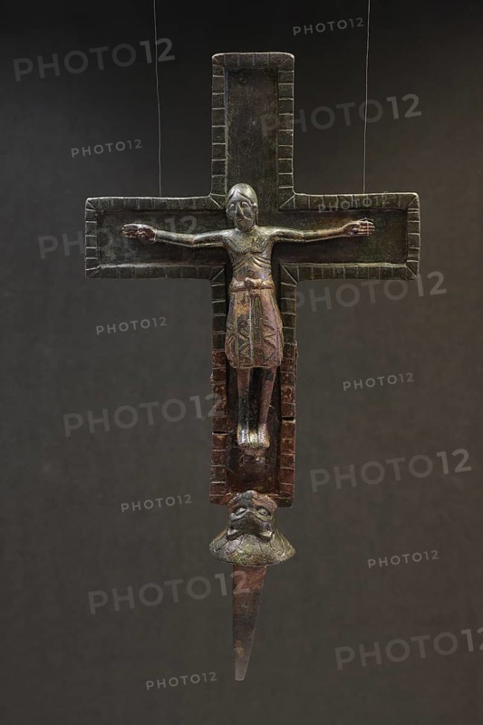 Romanesque crucifix in the museum, St., Sankt, Saint