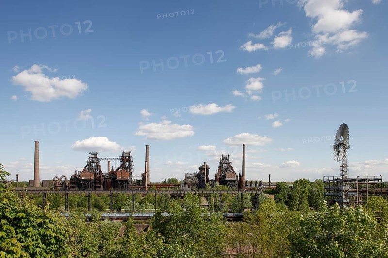 Former Thyssen AG steelworks, blast furnaces