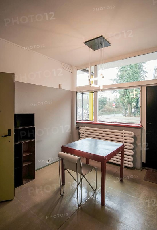 Utrecht, Rietveld-Schröder House or Schröder House, 1924 by Gerrit Rietveld, interior on the ground floor