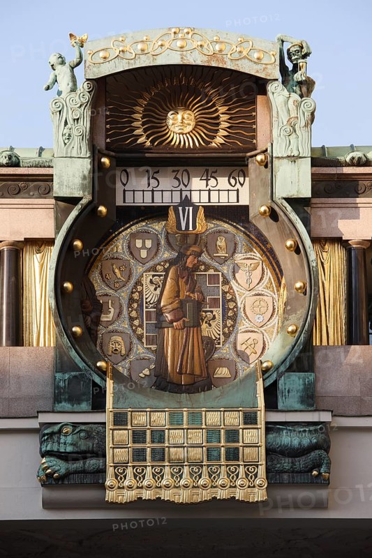 Vienna, Anchor clock by Franz Matsch 1913