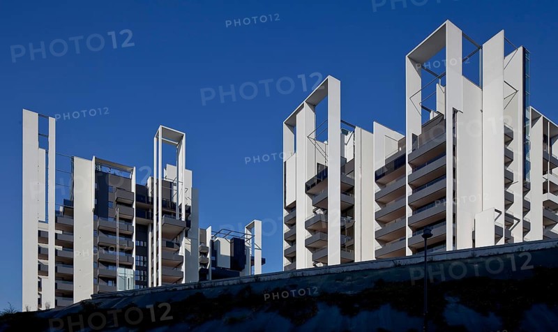 Residential estate on Via Traiano, built in 2009-2014 by Guido Canali