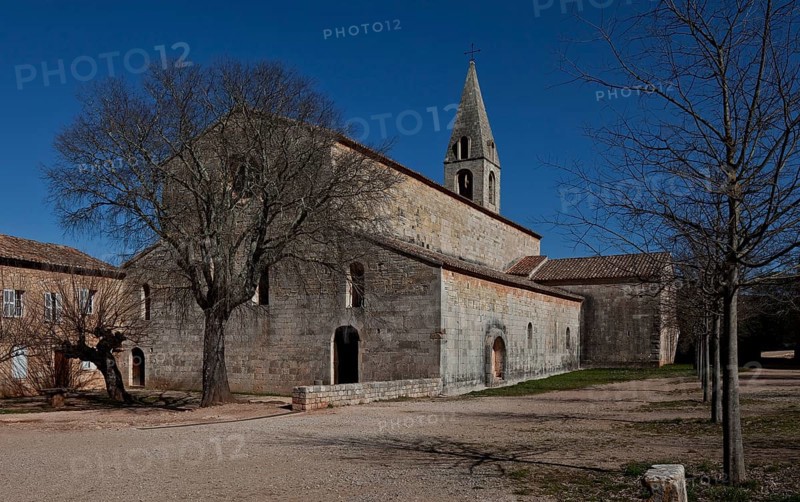 Cistercian monastery founded in 1146, church from south-west, St., Sankt, Saint