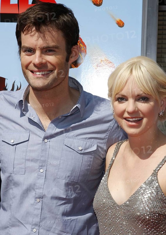 Bill Hader and Anna Faris at the Los Angeles premiere of 'Cloudy With A Chance Of Meatballs' held at the Mann Village Theater jn Westwood, USA on September 12, 2009, Westwood, California, USA, North America