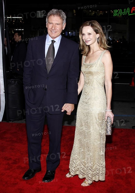 Calista Flockhart and Harrison Ford at the Los Angeles premiere of 'Extraordinary Measures' held at the Grauman's Chinese Theater in Hollywood, USA on January 19, 2010, Hollywood, California, USA, North America