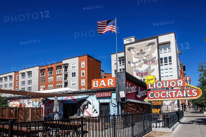 Liquor Shop, Freemont Street, Las Vegas, Nevada, USA, North America