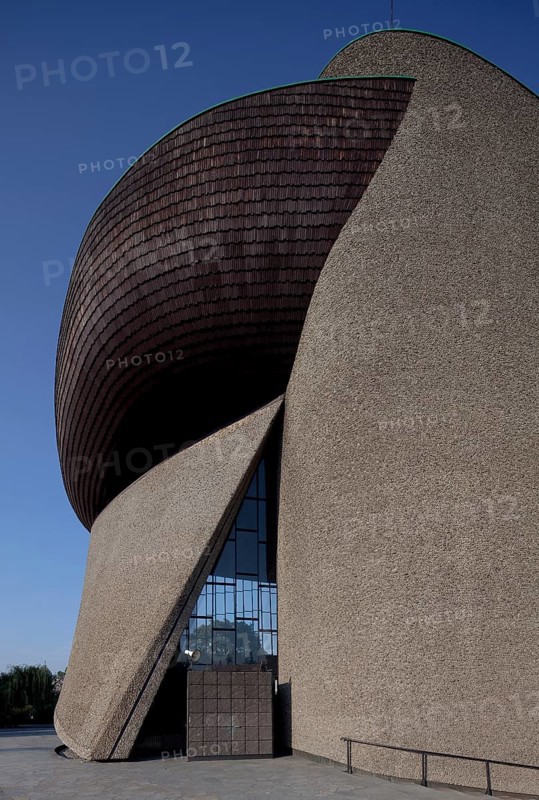 Church of the Mother of God the Queen of Poland (Polish: Kosciol Matki Bozej Królowej Polski), also known as the Ark of the Lord (Polish: Arka Pana), built between 1967 and 1977 by the architect Wojciech Pietrzyk, St., Sankt, Saint