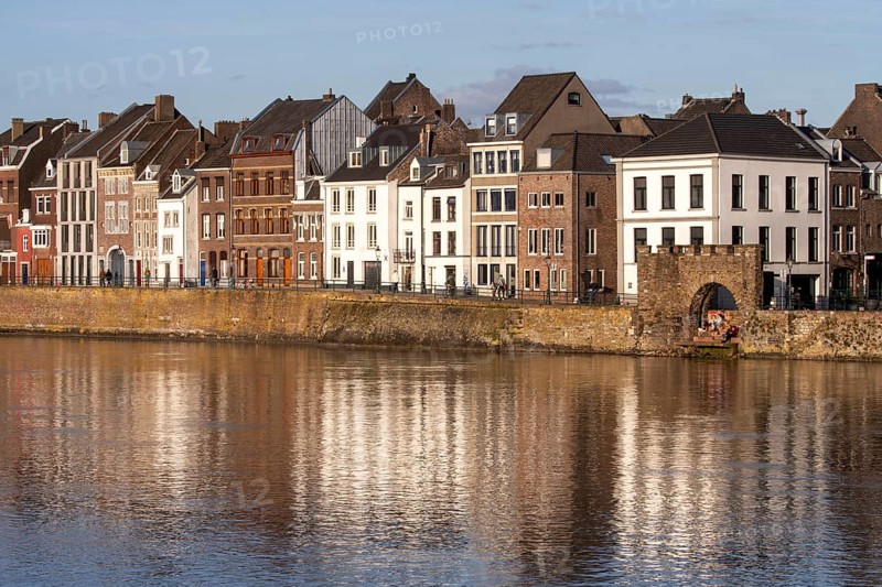 Maastricht, view across the Meuse to the Wyck district