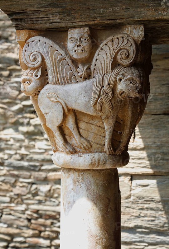 Capitals in the cloister, 12th century, St., Saint, Saint