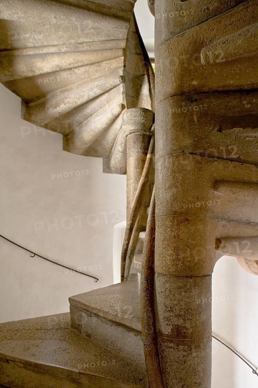Double spiral staircase from 1499