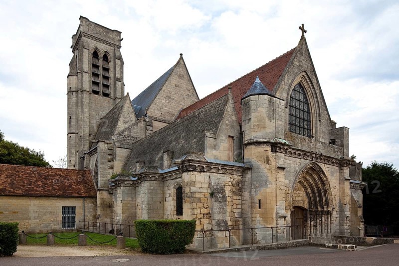 View from north-west, start of construction in the 12th century, St., Sankt, Saint