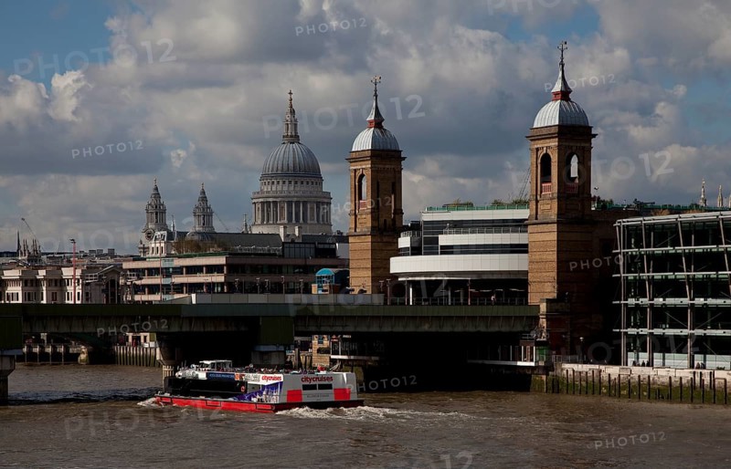 Corner towers from the south-east, behind St Paul's Cathedral, St, Saint, Saint