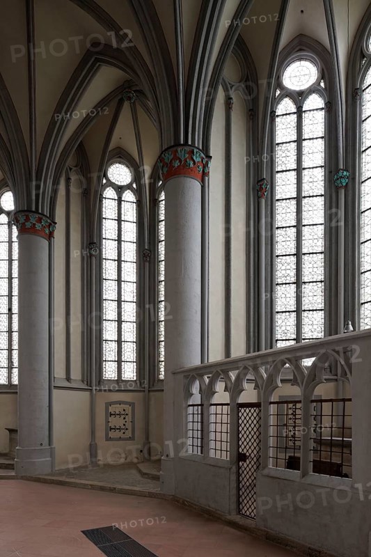 Choir aisle, view to the north, St., Sankt, Saint