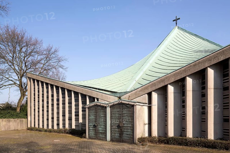 Church built in 1968 by Josef Lehmbrock, west side