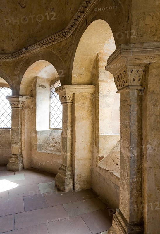 Interior of the apse in the church of the medieval Simeonstift, 11th century, St., Sankt, Saint