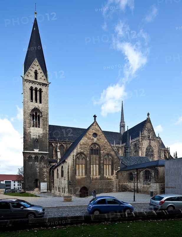 Halberstadt, cathedral with new ridge turret