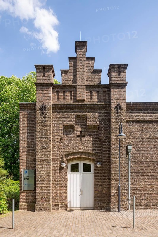 Brauweiler near Pulheim, abbey, memorial to former labour camp, workshop building