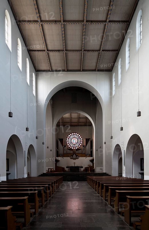 Kornelimünster, abbey church, built in 1956 by Paul Krücken