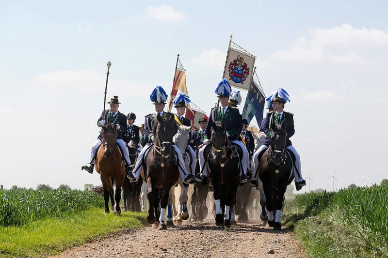 Equestrian procession on Ascension Day