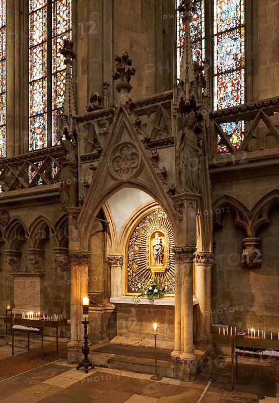 South aisle, Annunciation altar around 1335, St., Sankt, Saint