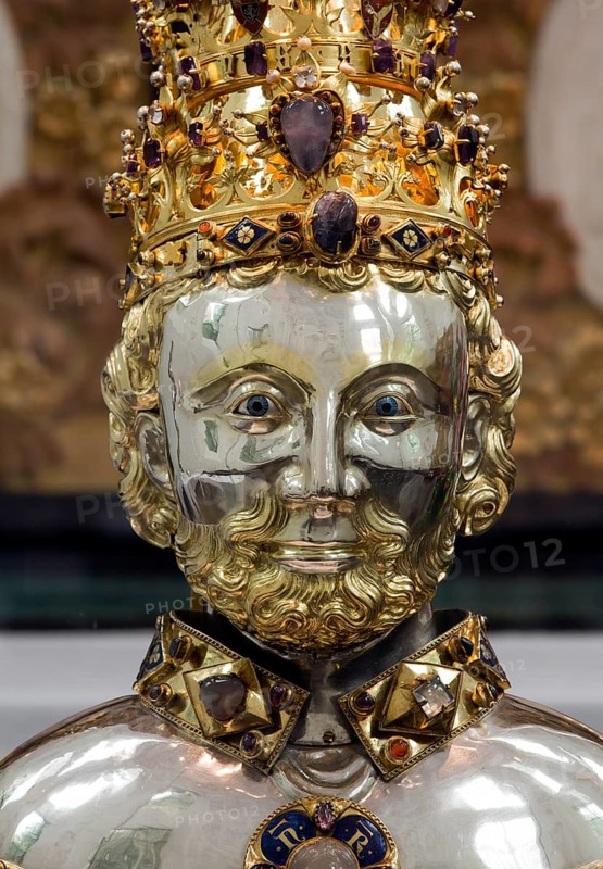 Cornelius Chapel, reliquary bust of St Cornelius, 14th century, St, Saint, Saint
