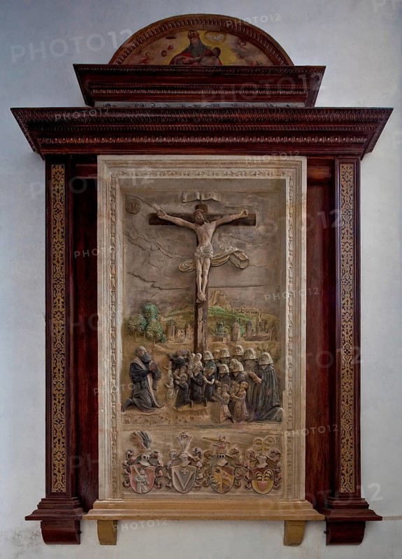 Epitaph for Mayor Niclas Uthmann, died 1550, dated 1545, St., St., Saint