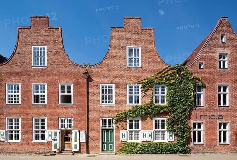 Built 1734-1742 for Dutch craftsmen, facades