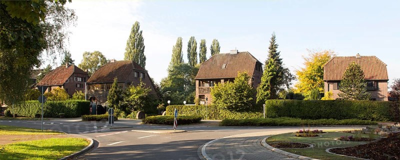 House Pastern 1937, House Schmitz 1936, House Achternberg 1935 built by Karl Buschhüter, north-east side