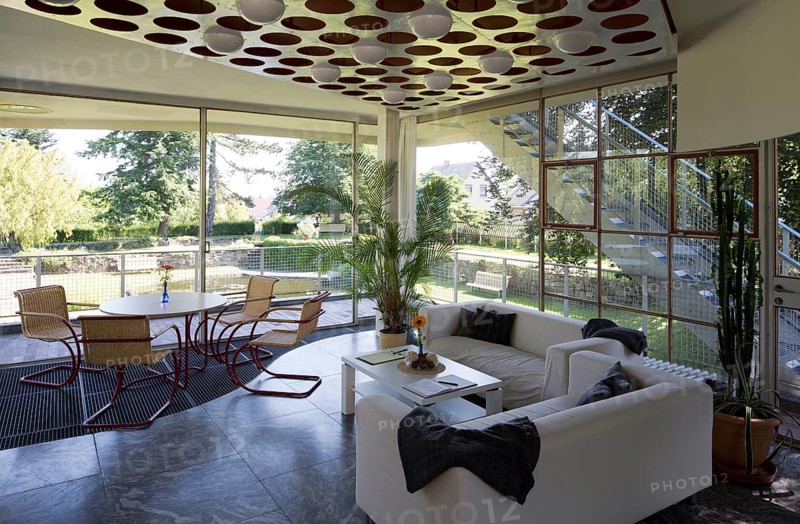 In GDR times House of Pioneers, now Scharoun House, condition after refurbishment in 2012, living room