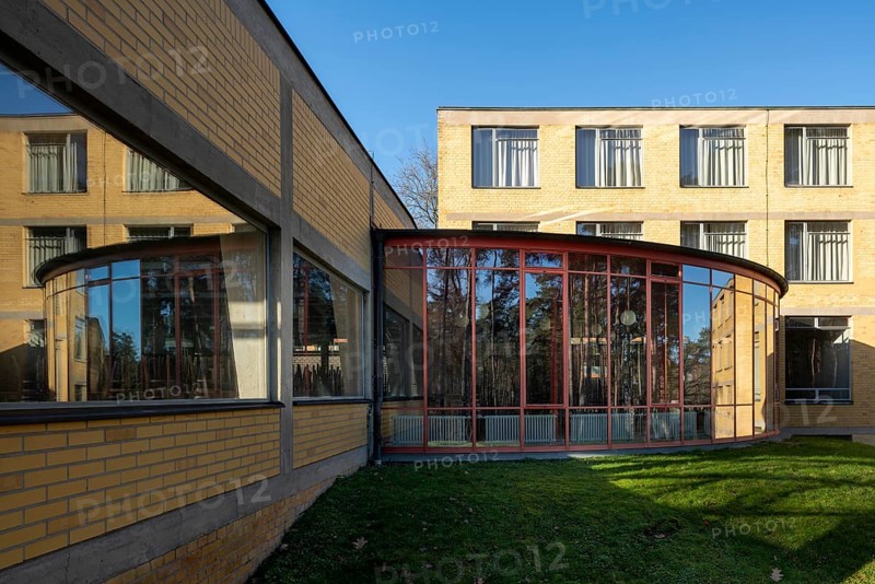 Bernau, Federal School of the General German Trade Union Federation, built 1928-1930 by Hannes Meyer and Hans Wittwer. Residential wing and dining hall