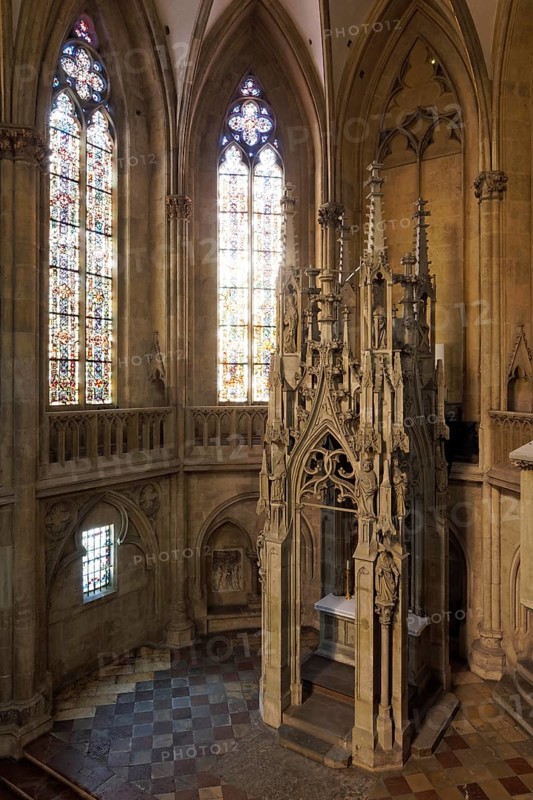 Northern side choir with Ursula altar around 1420/1430, St., Sankt, Saint
