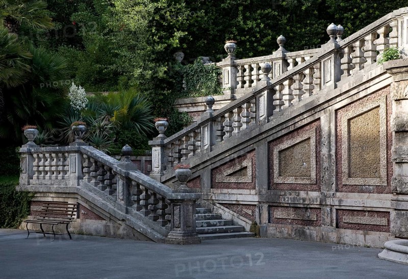 Tettuccio spa complex, outside staircase