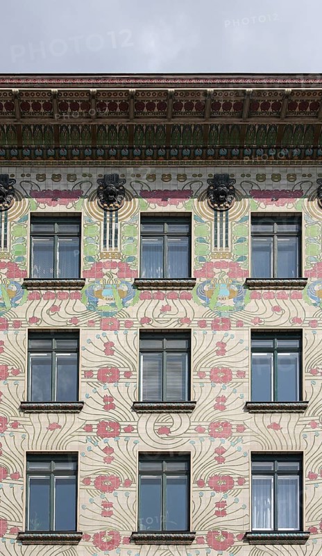 Vienna, Linke Wienzeile No. 40, residential building by Otto Wagner 1898-1899