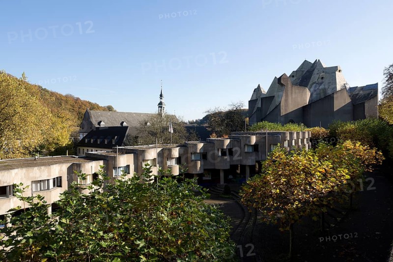 View from the east, on the left the Franciscan monastery, St., Sankt, Saint