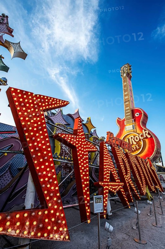 Stardust, old neon advertisement, Boneyard, Neon Museum, Las Vegas, Nevada, USA, North America