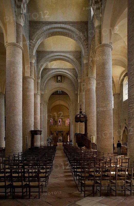 Tournus, former monastery church of St-Philibert (from 1020)