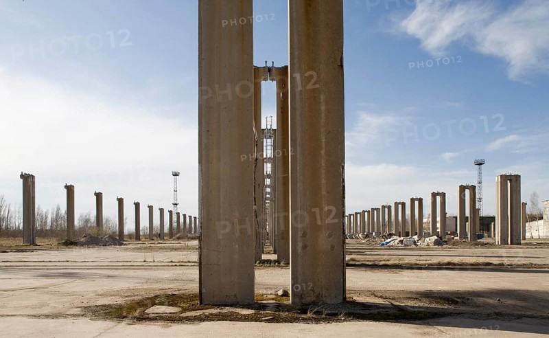 Zwickau, industrial ruin