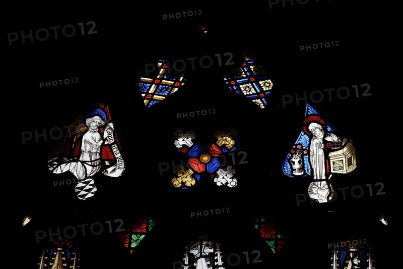 Stained glass window in the south aisle, east chapel, Annunciation Church St., Church of St., St., St., Saint