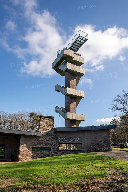 Vaals, Vaalserberg, Wilhelmina Tower, observation tower at the border triangle on the Dutch side