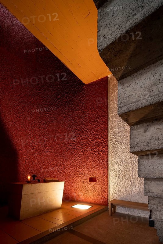 Ronchamp, Chapelle Notre-Dame-du-Haut de Ronchamp, built 1950-1955 by Le Corbusier