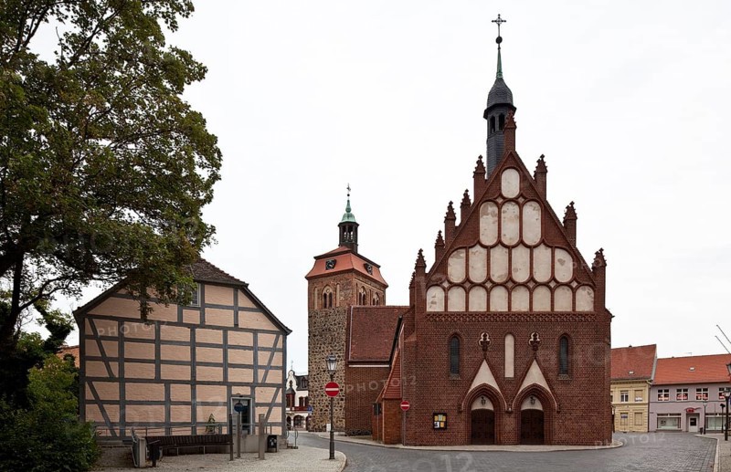 View from west left Marktturm, St., Sankt, Saint