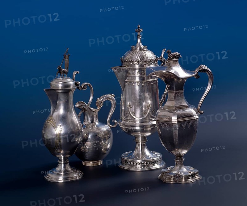 Schweinfurt, Church of the Holy Cross. Baptismal jugs from the 19th century, St., Sankt, Saint