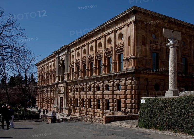 Palace of Charles V, begun in 1526, view from south-east